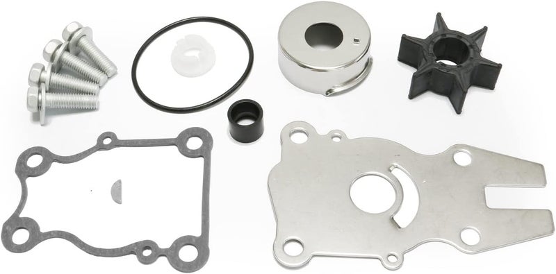 MARKGOO 63D-W0078-01-00 Water Pump Impeller Repair Kit with Housing for Yamaha Outboard 40 50 60 F40 F50 F60 C40 P40 C50 P50 Boat Motor Engine Rebuild Service Parts Replacement Sierra 18-3434 18-3415 - Image 3